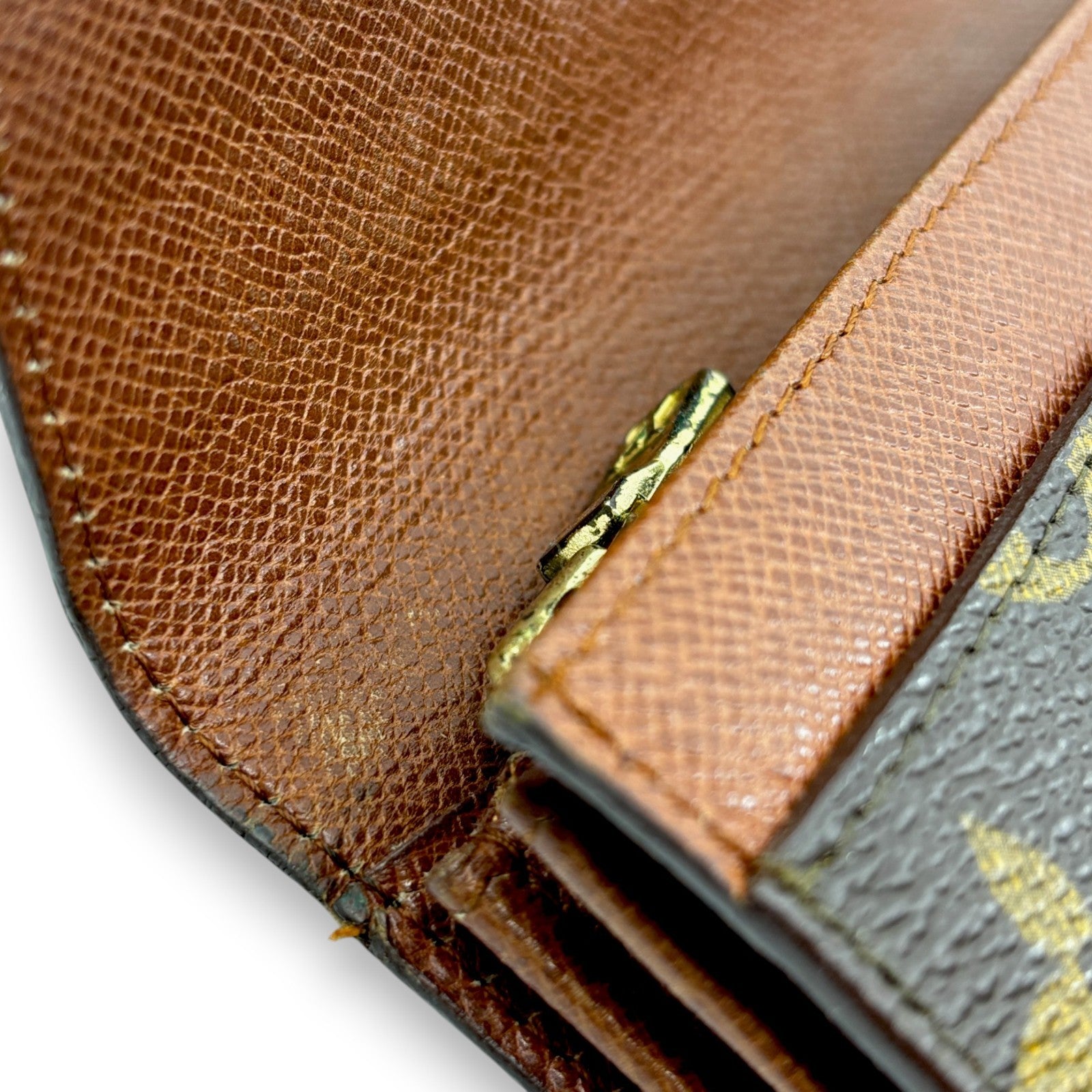 Louis Vuitton Monogram Porte Monnaie Zip Bifold Wallet M61735