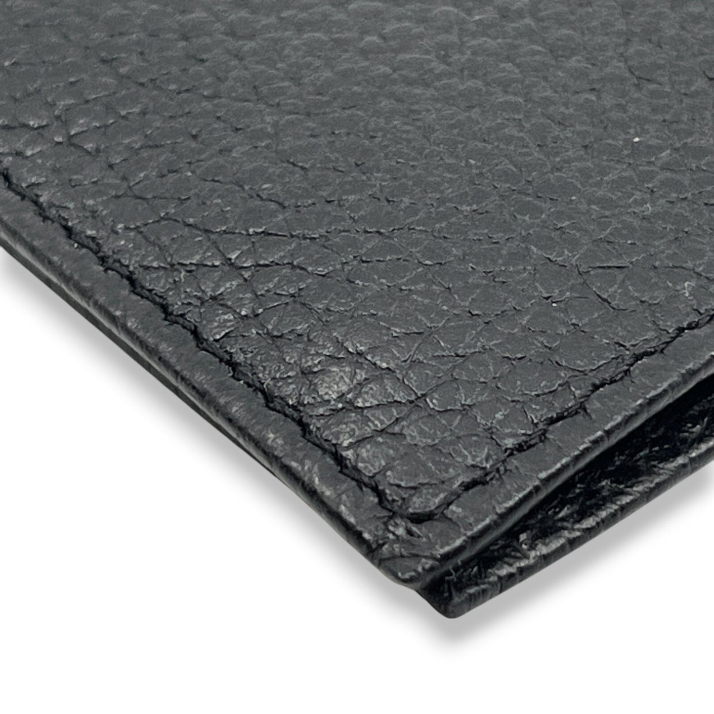 Longchamp Leather Card Holder Black with Box