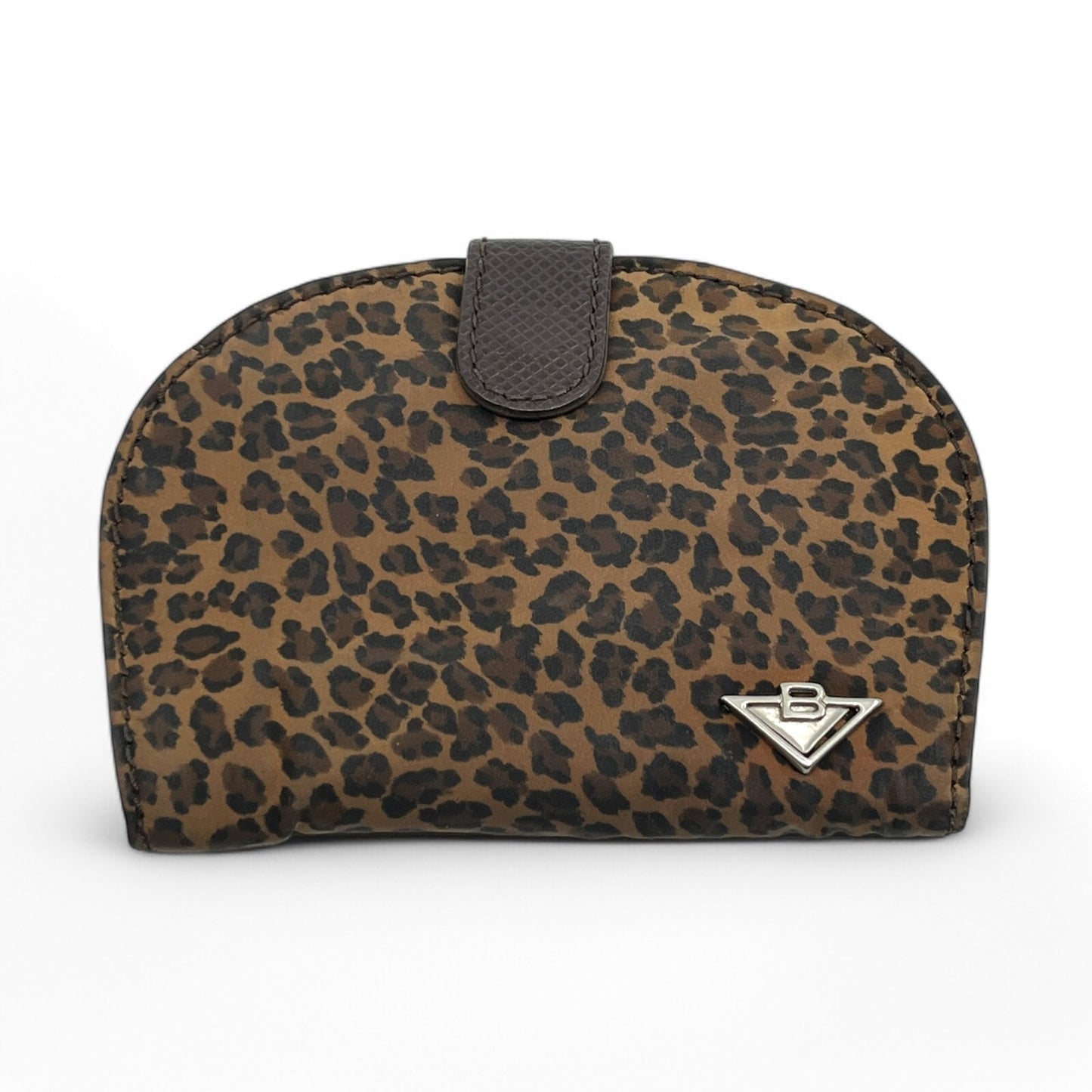 Bottega Veneta Leopard Print Wallet in Brown
