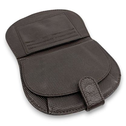 Bottega Veneta Leopard Print Wallet in Brown