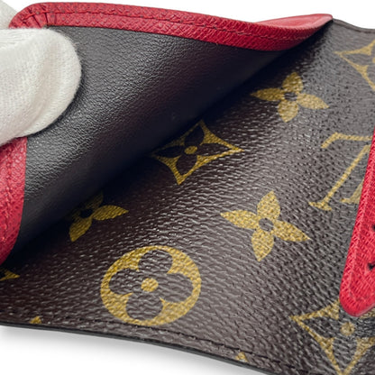 Louis Vuitton Monogram Portefeuille Marie Bifold Wallet Red M93802