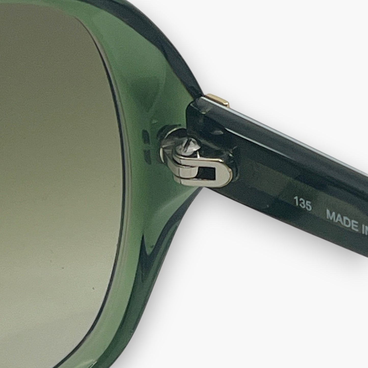 Emilio Pucci Light Gray Sunglasses EP671S Gradient Lenses w/ Case & Box