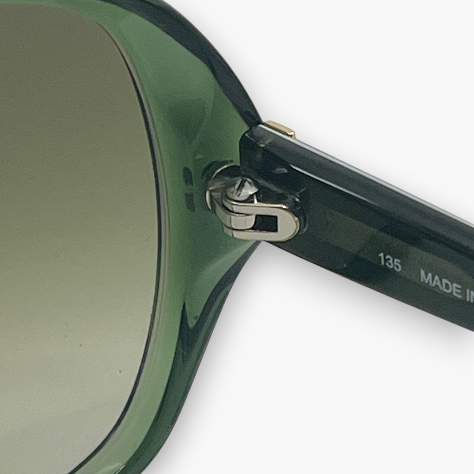 Emilio Pucci Light Gray Sunglasses EP671S Gradient Lenses w/ Case & Box