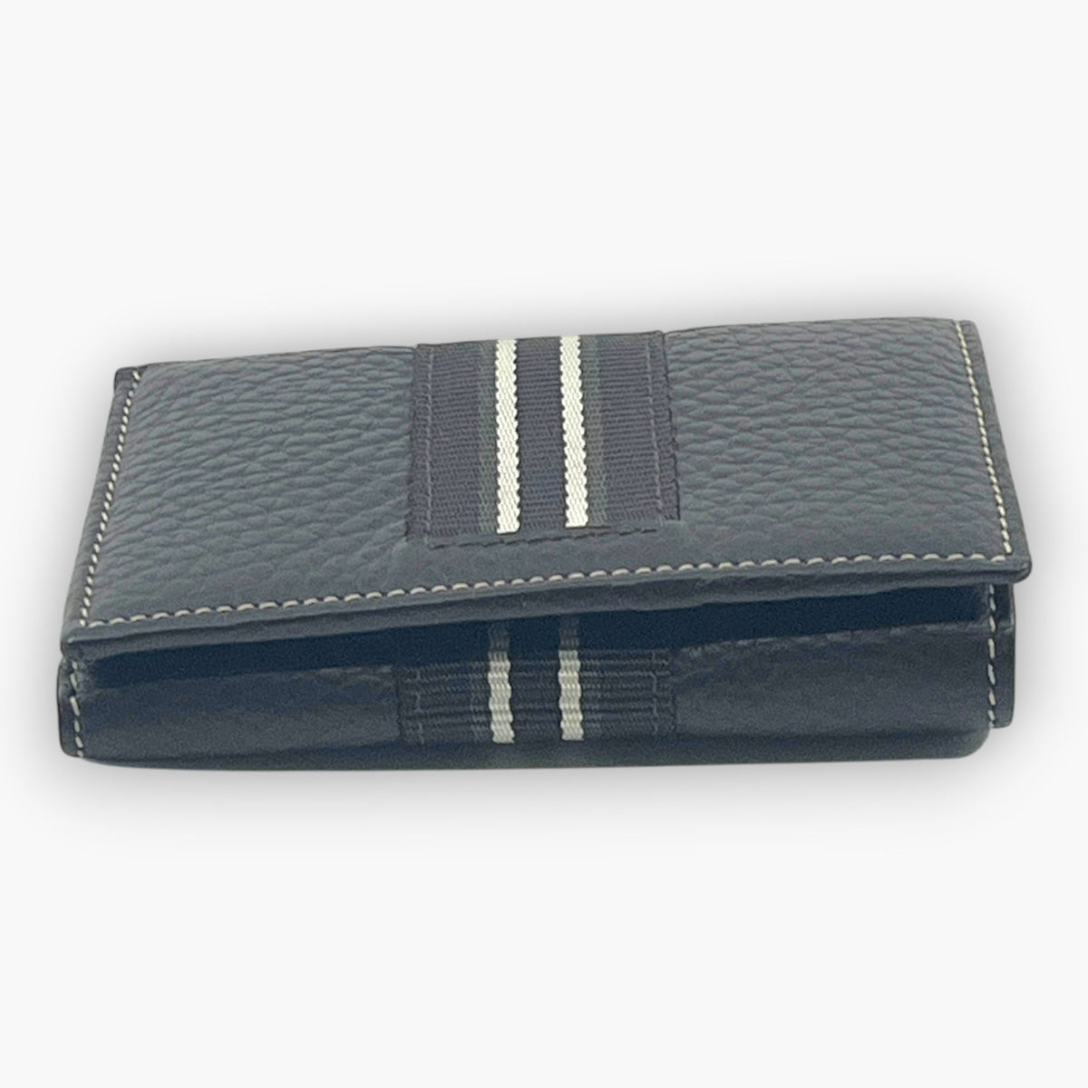 dunhill Key Case Wallet 6 Hooks Bill Slot Dark Brown Leather Italy W/ Card
