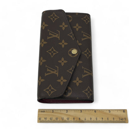 Louis Vuitton Monogram Portefeuille Sarah Long Wallet M62234