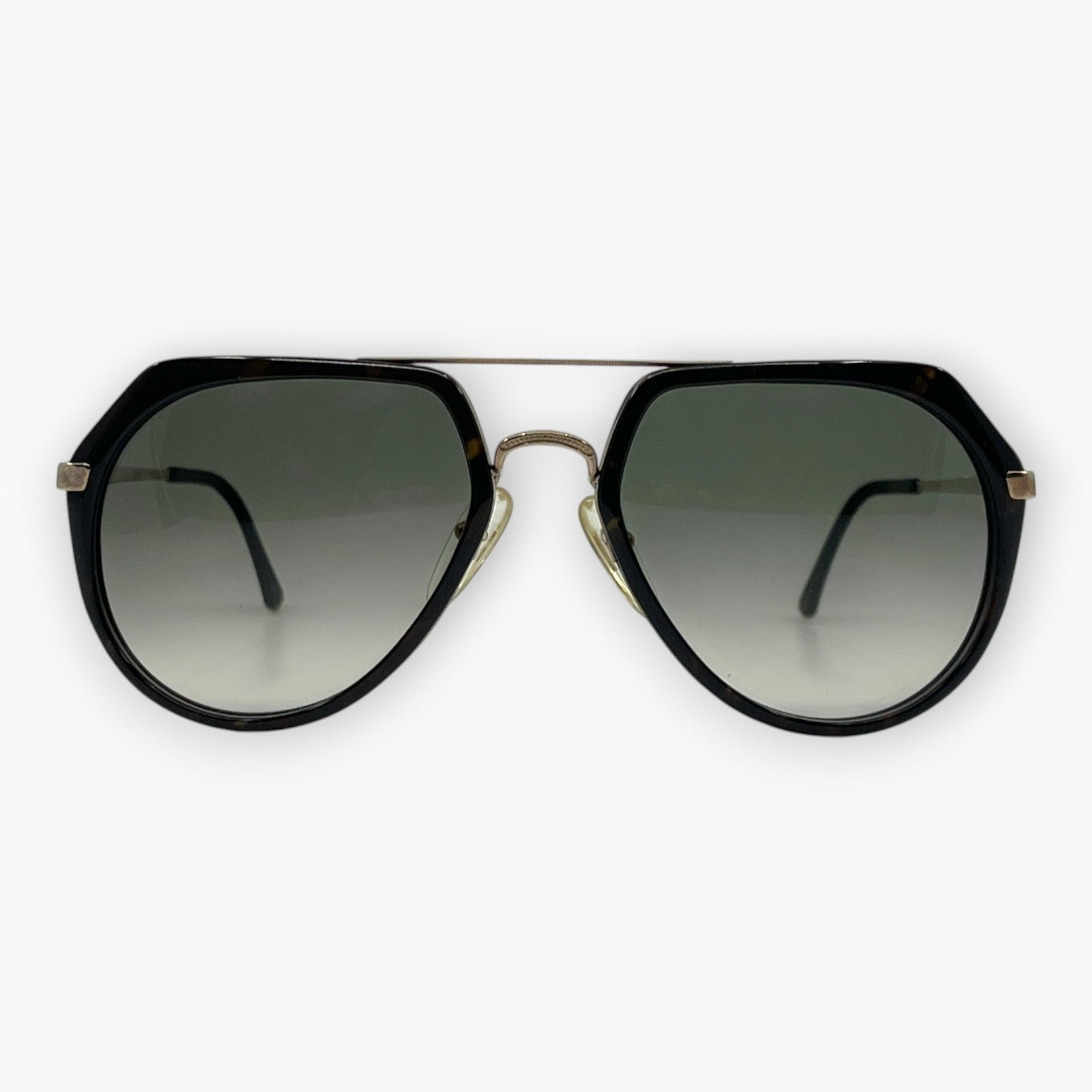 dunhill Black Sunglasses 6084 Made in Germany w/ Case & Box