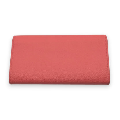 Chanel Caviar Skin Leather Long Wallet  Pink w/ Dust Bag & Certificate