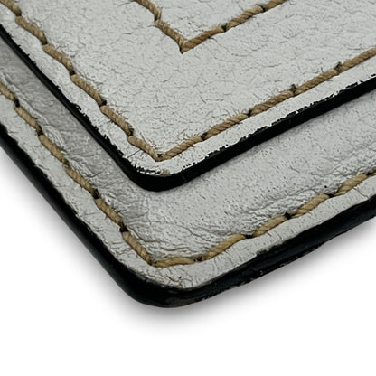 Marc Jacobes Leather Top Zip Coin Purse and Card Case in Gray