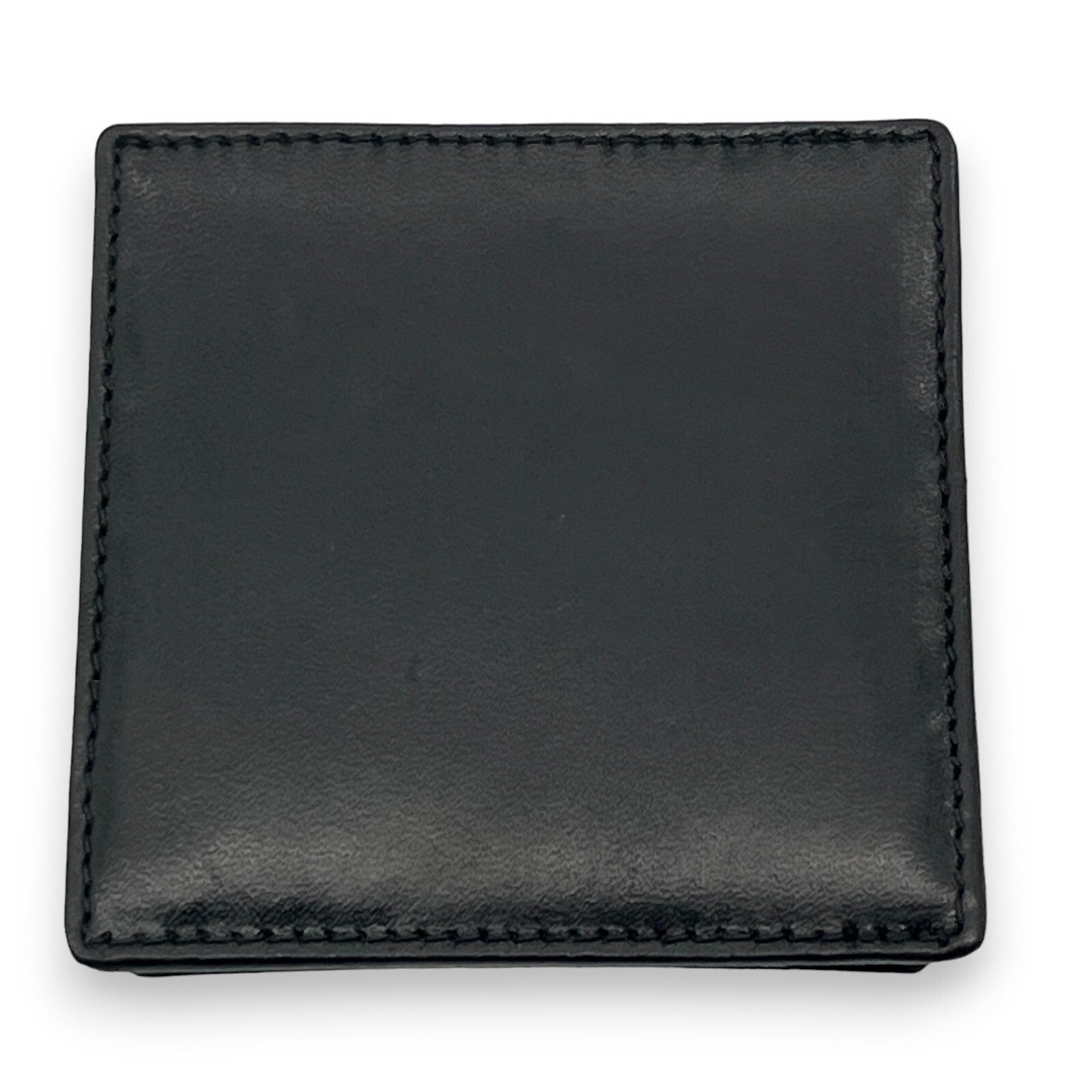 Bally Logo Plated Leather Coin Purse Wallet in Black