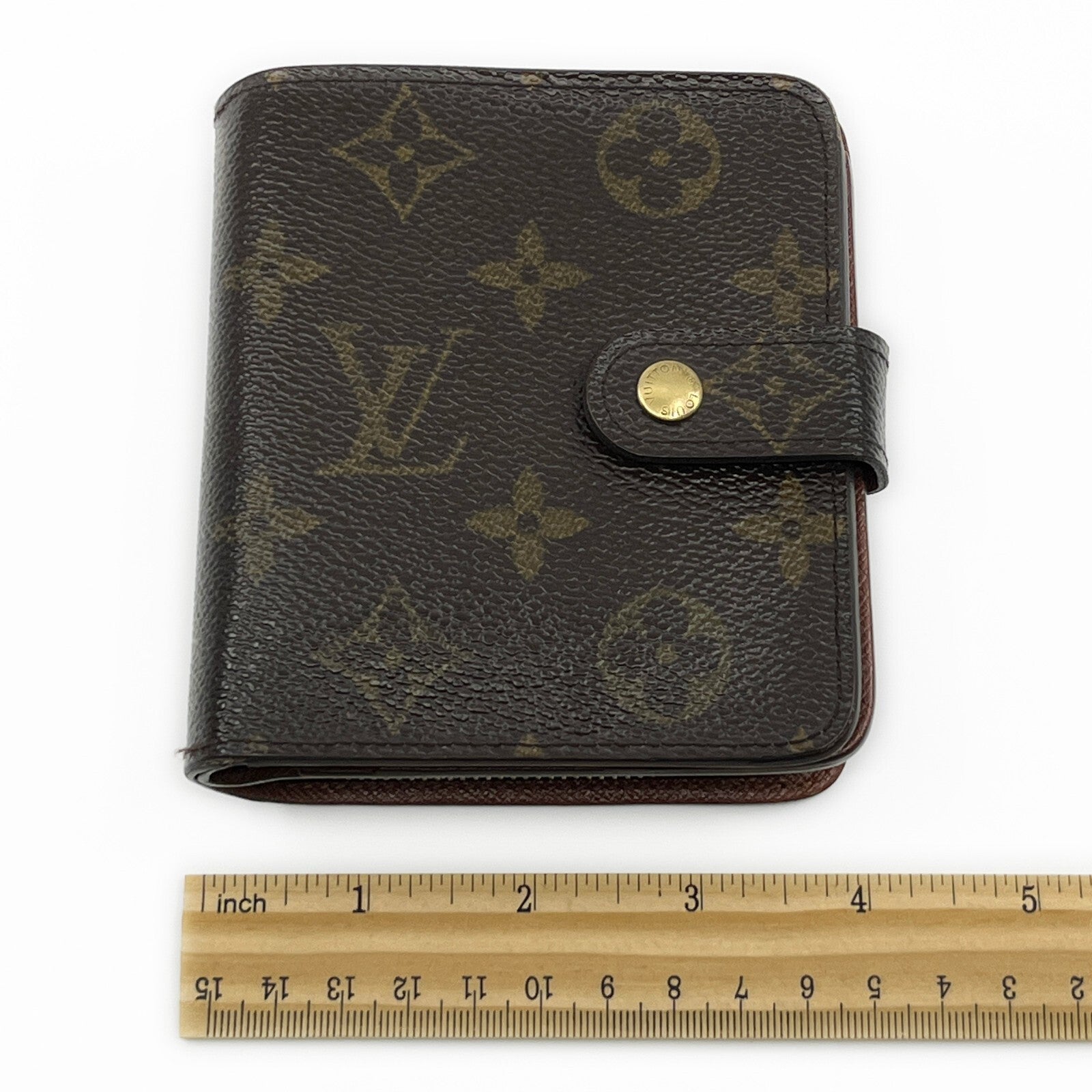 Louis Vuitton Monogram Compact Zip Bifold Wallet