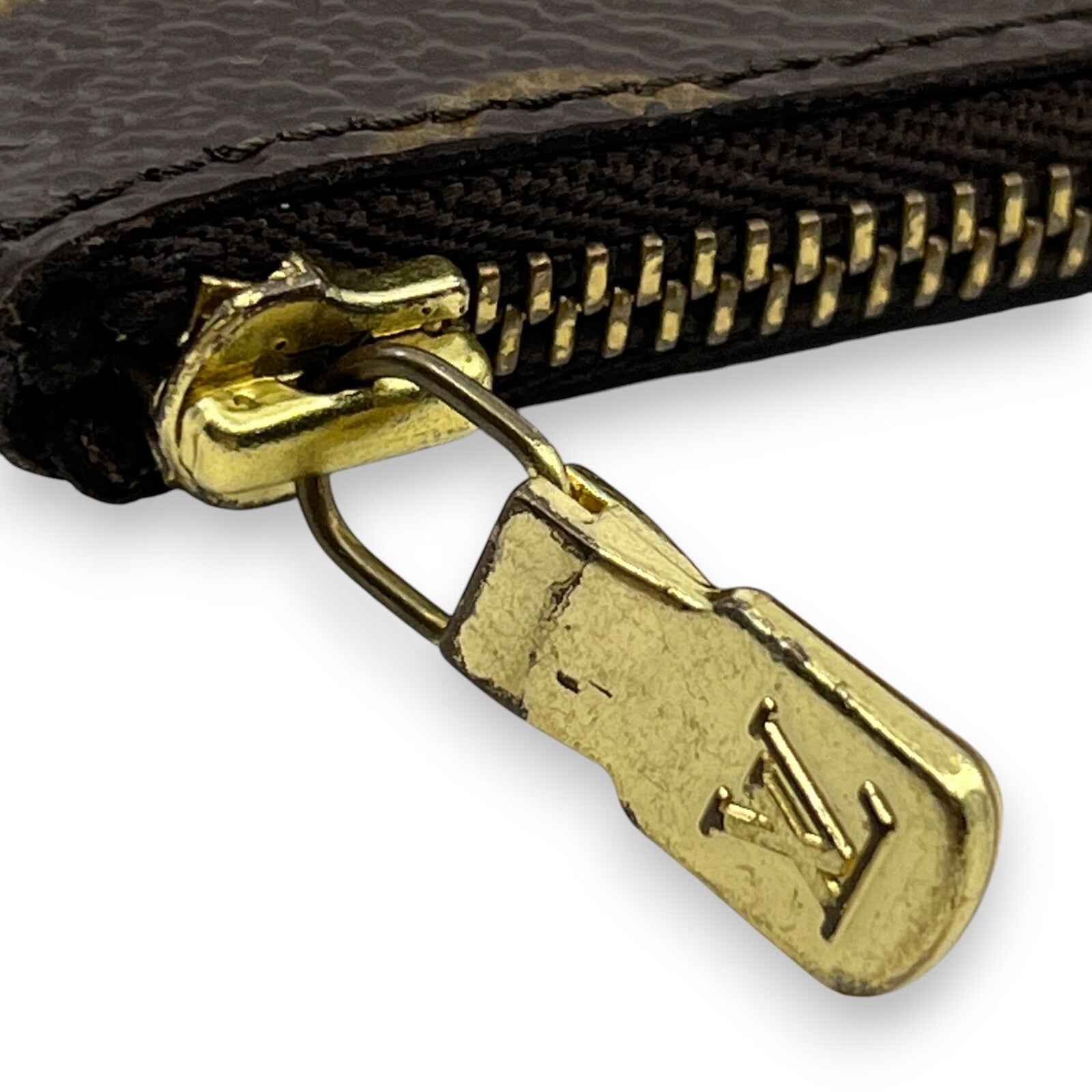 Louis Vuitton Monogram Pochette Cles Coin Purse and Keychain