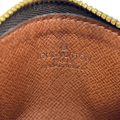 Louis Vuitton Monogram Pochette Cles Vintage Coin Pouch with Large LV Logo