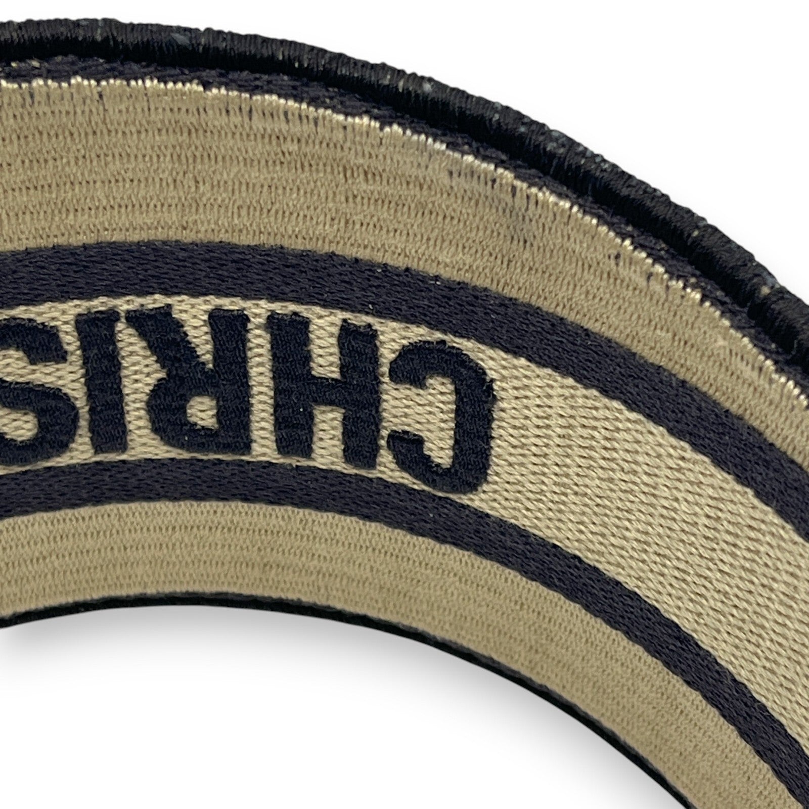 Christian Dior Wide Headband in Beige Leopard