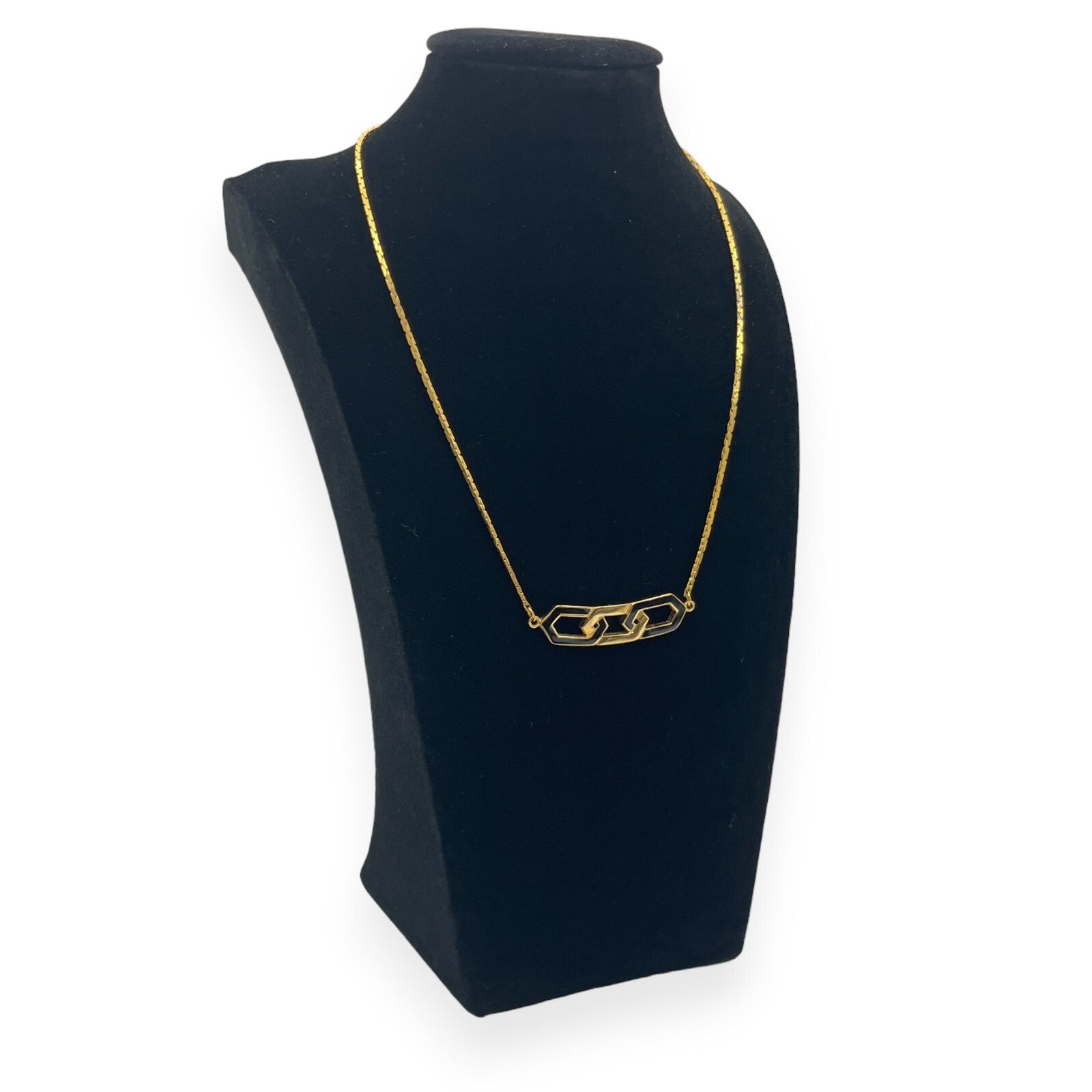 Givenchy GG Logo Pendant Necklace in Gold-Tone