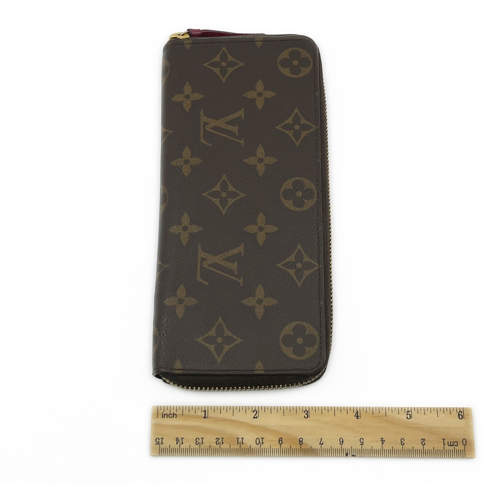 Louis Vuitton Monogram Portefeuille Clemence Zip-Around Wallet