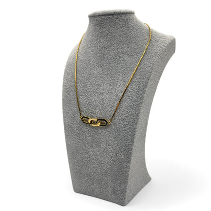 Givenchy GG Logo Pendant Necklace in Gold-Tone