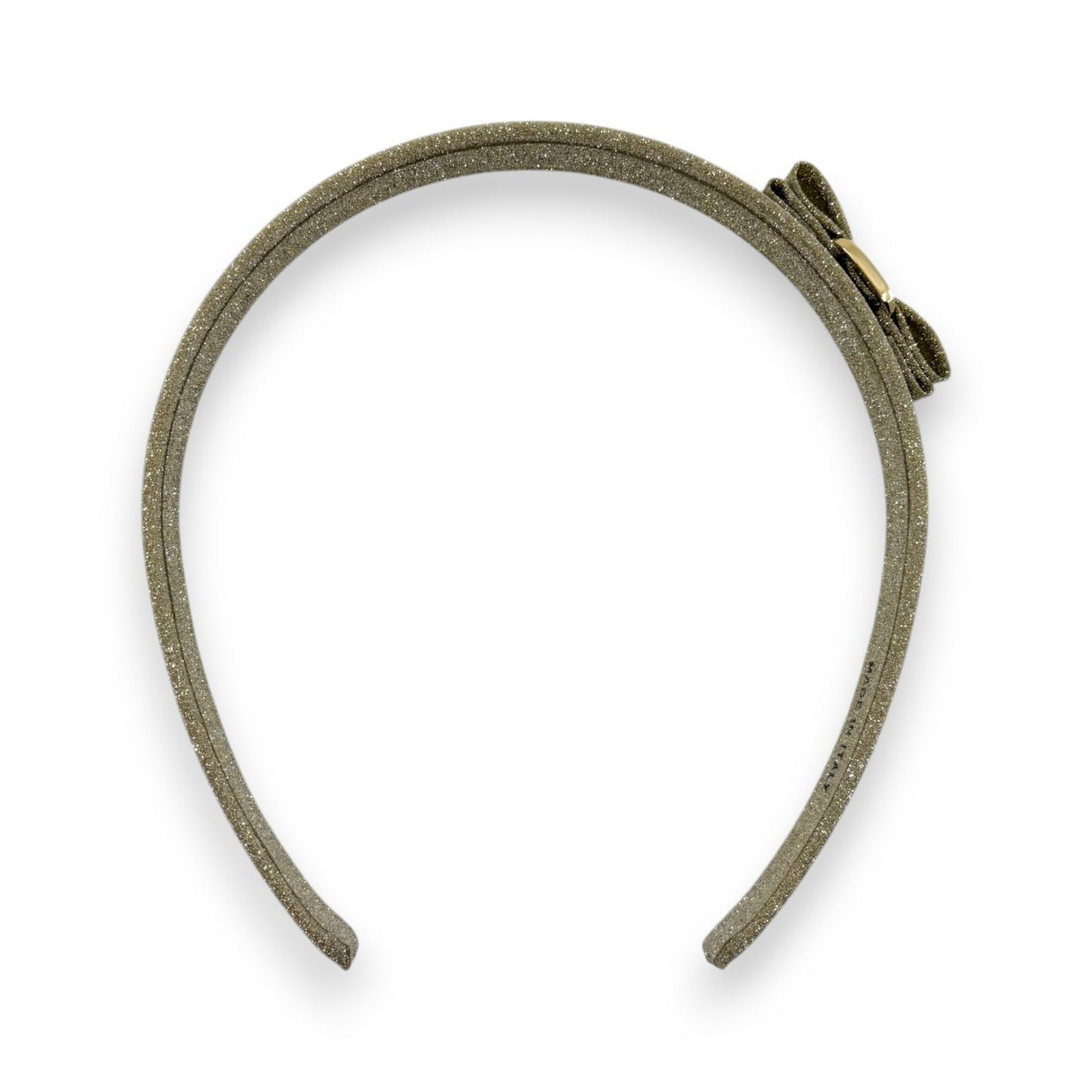 Salvatore Ferragamo Vara Glitter Silver Headband Hair Accessory