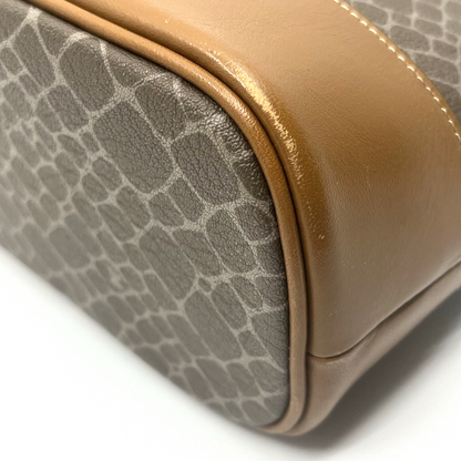 Nina Rich Leather Shoulder Bag Brown Key Case Necklace 3 Set