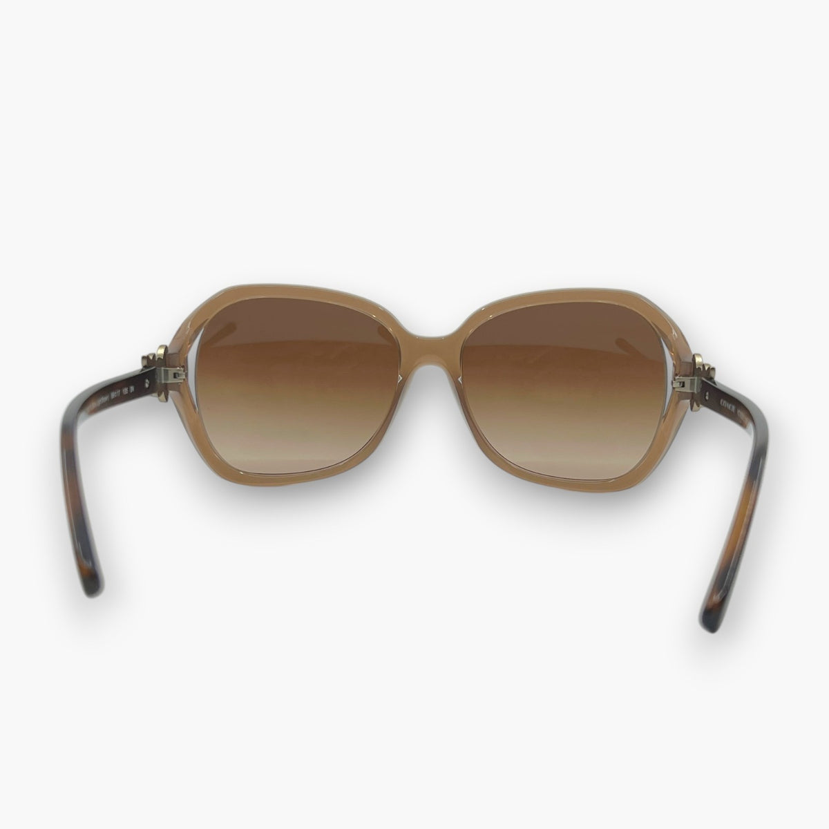 Coach Sunglasses Milky Light Brown Floral Temple Case HC8233 L1033 526574
