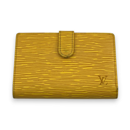 Louis Vuitton Epi Porto Monet Billet Viennois Compact Wallet in Yellow
