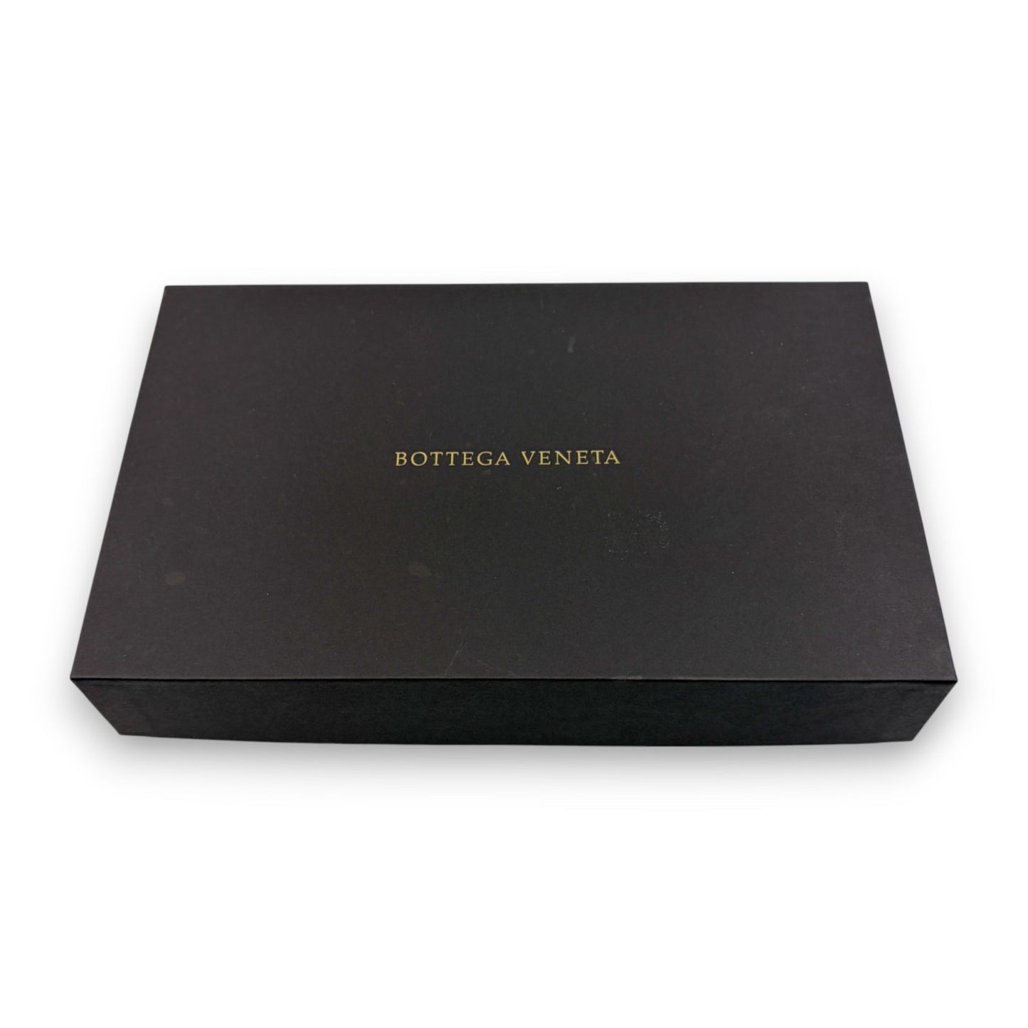 Bottega Veneta Intrecciato Long Wallet Silver Leather w/ Box