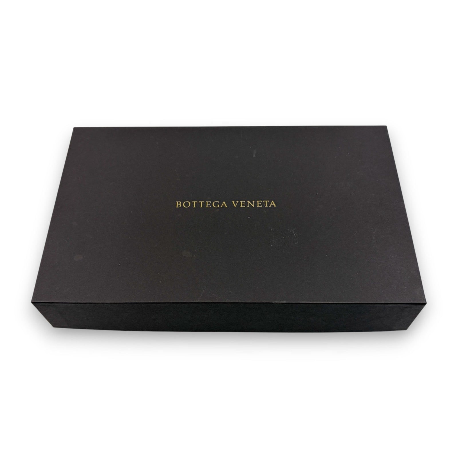Bottega Veneta Intrecciato Long Wallet Silver Leather w/ Box