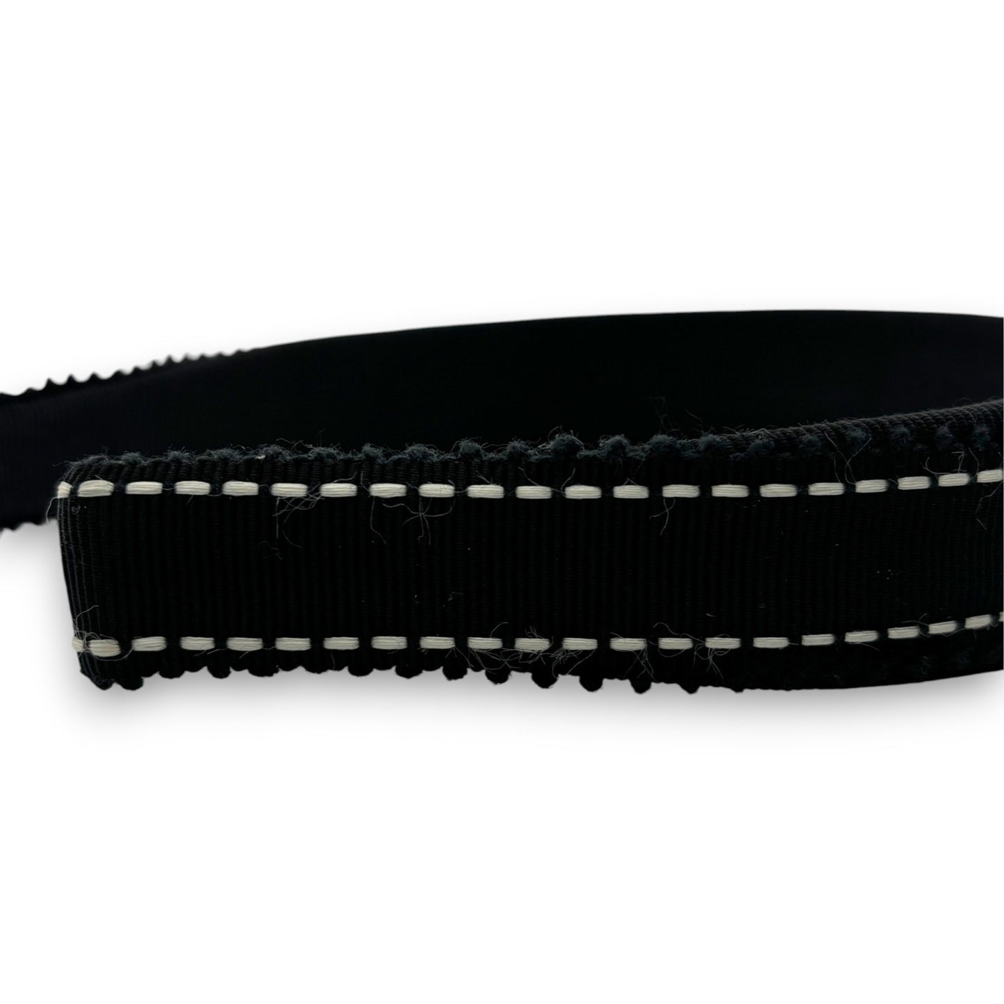 Salvatore Ferragamo Vara Ribbon Black Headband Gold Plate Hair Accessory