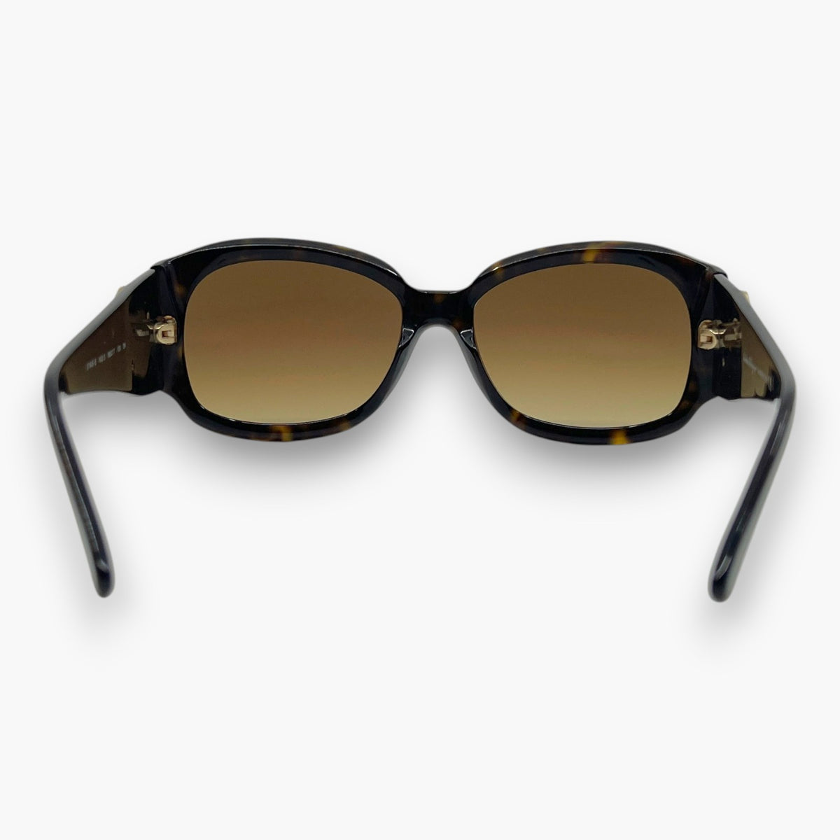 Ferragamo Rhinestone Sunglasses Brown Tortoise 2146-B W/ Case Box