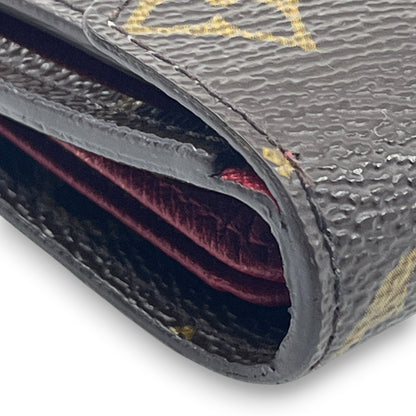 Louis Vuitton Monogram Portefeuille Marie Bifold Wallet Red M93802