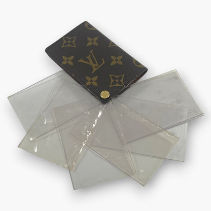 Louis Vuitton Monogram Card Case Wallet Bifold Made in France