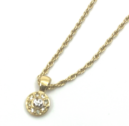 Nina Rich Leather Shoulder Bag Brown Key Case Necklace 3 Set