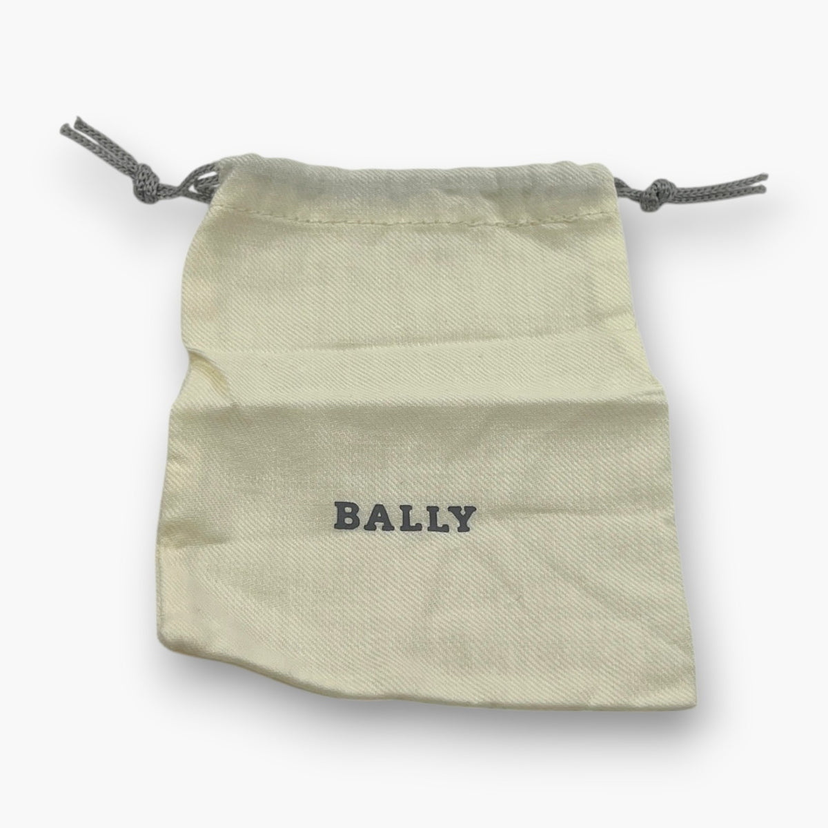 BALLY Leather Key Case 6 Hooks Beige Gold Tone Logo Made in Italy