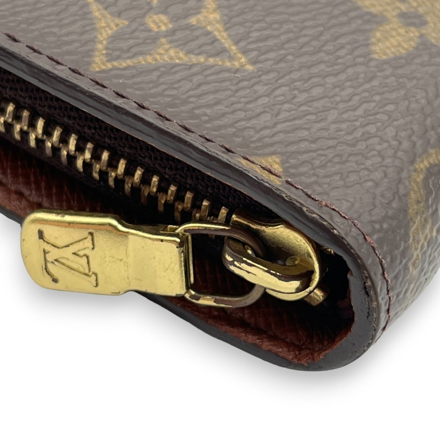 Louis Vuitton Monogram Porte Monnaie Zip Long Wallet