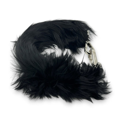 Fendi Strap You Mini Short Fur Bag Strap Black w/ Dust Bag