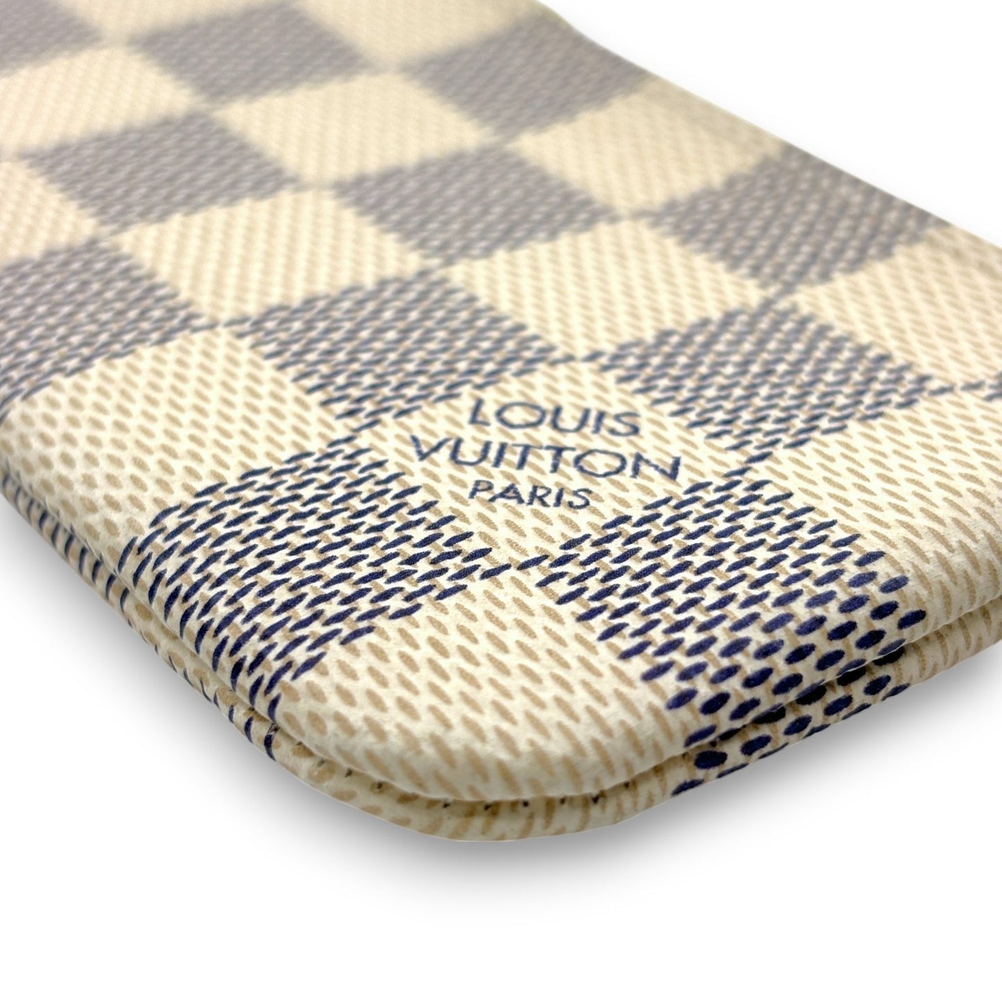 Louis Vuitton Damier Azur Pochette Cles Coin Purse and Keychain