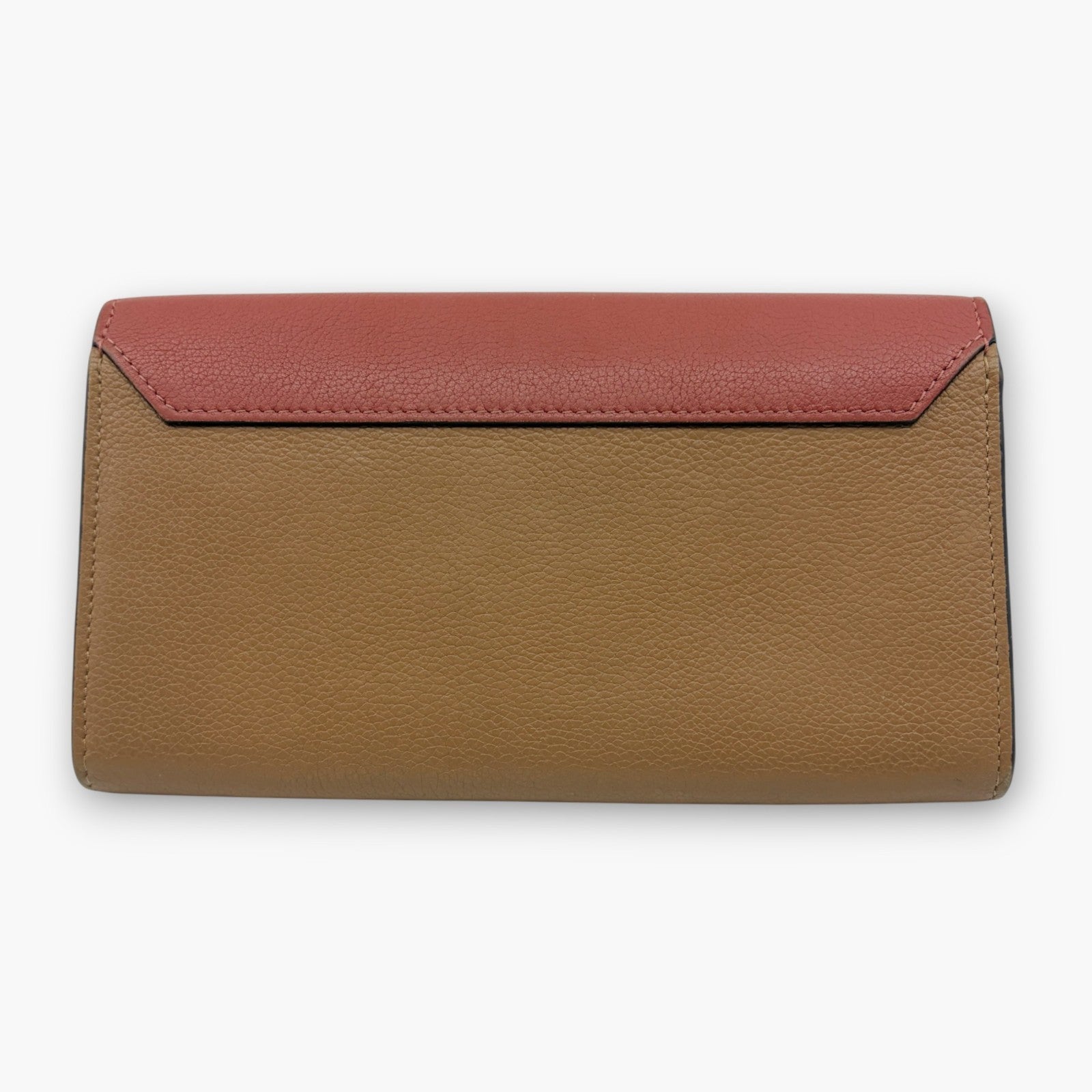 Louis Vuitton Portefeuille Lockme II Long Wallet Pink Beige Leather