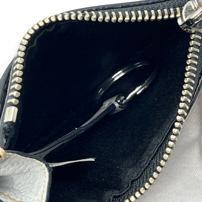 Marc Jacobes Leather Top Zip Coin Purse and Card Case in Gray