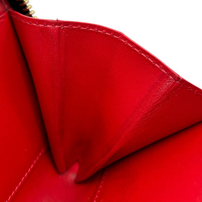 Christian Louboutin Panettone Black Leather Zip Wallet w/ Spikes Box Dust Bag