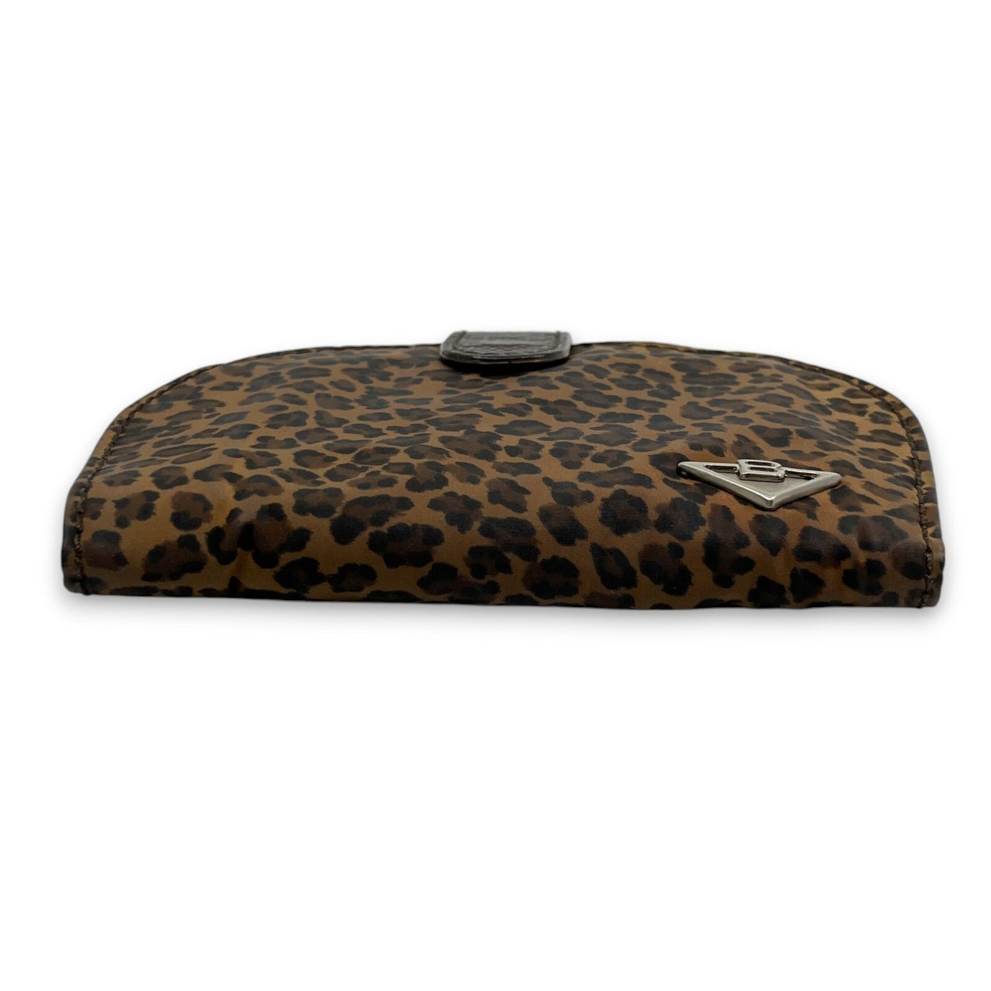 Bottega Veneta Leopard Print Wallet in Brown