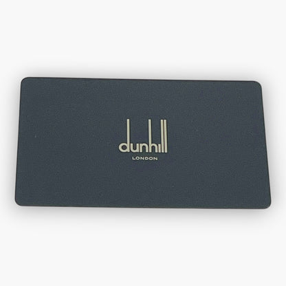 dunhill Key Case Wallet 6 Hooks Bill Slot Dark Brown Leather Italy W/ Card