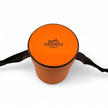 Hermès Twilly Silk Scarf Pink Horses Print 100% Silk with Box