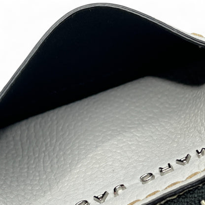 Marc Jacobes Leather Top Zip Coin Purse and Card Case in Gray