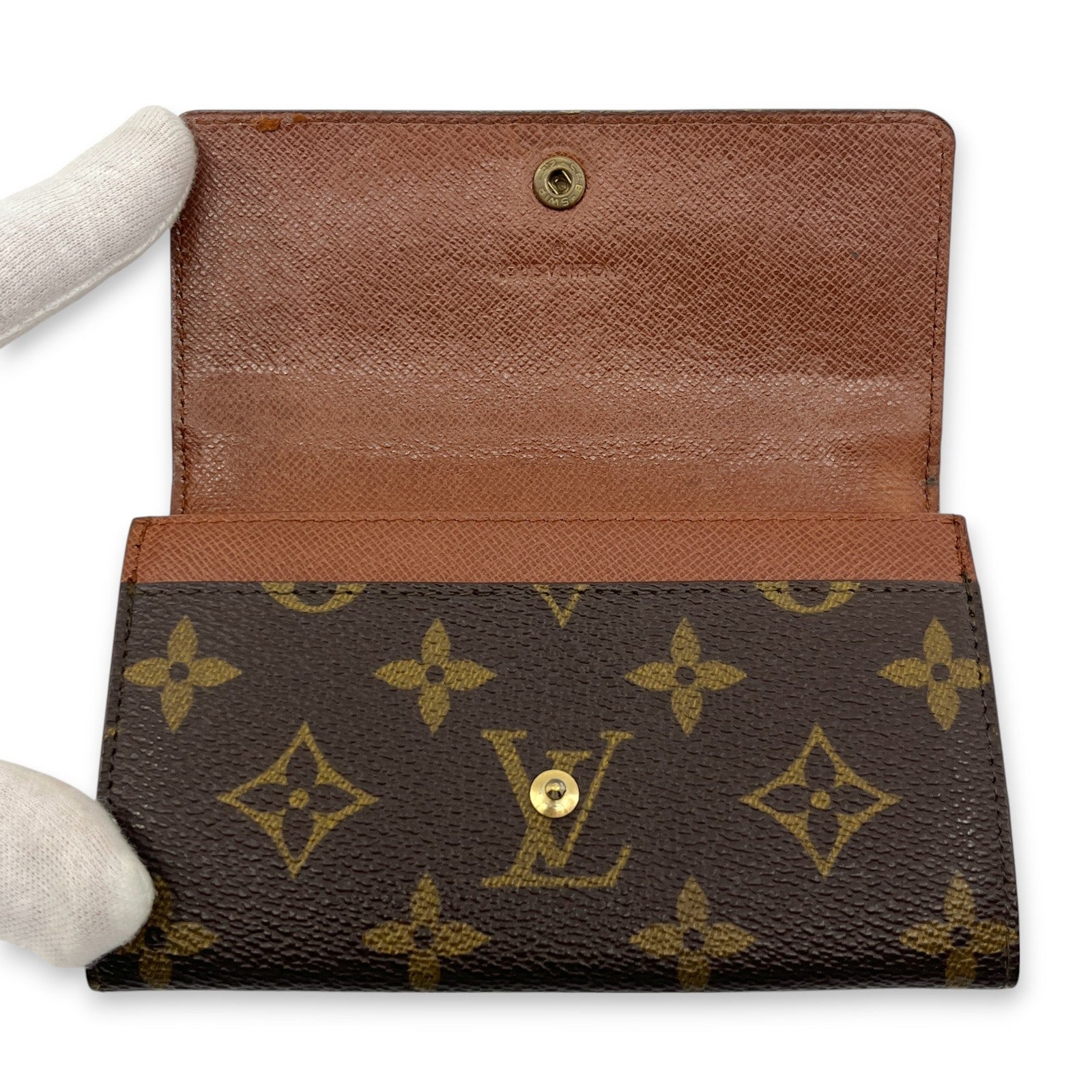 Louis Vuitton Monogram Porte Monnaie Zip Bifold Wallet M61735