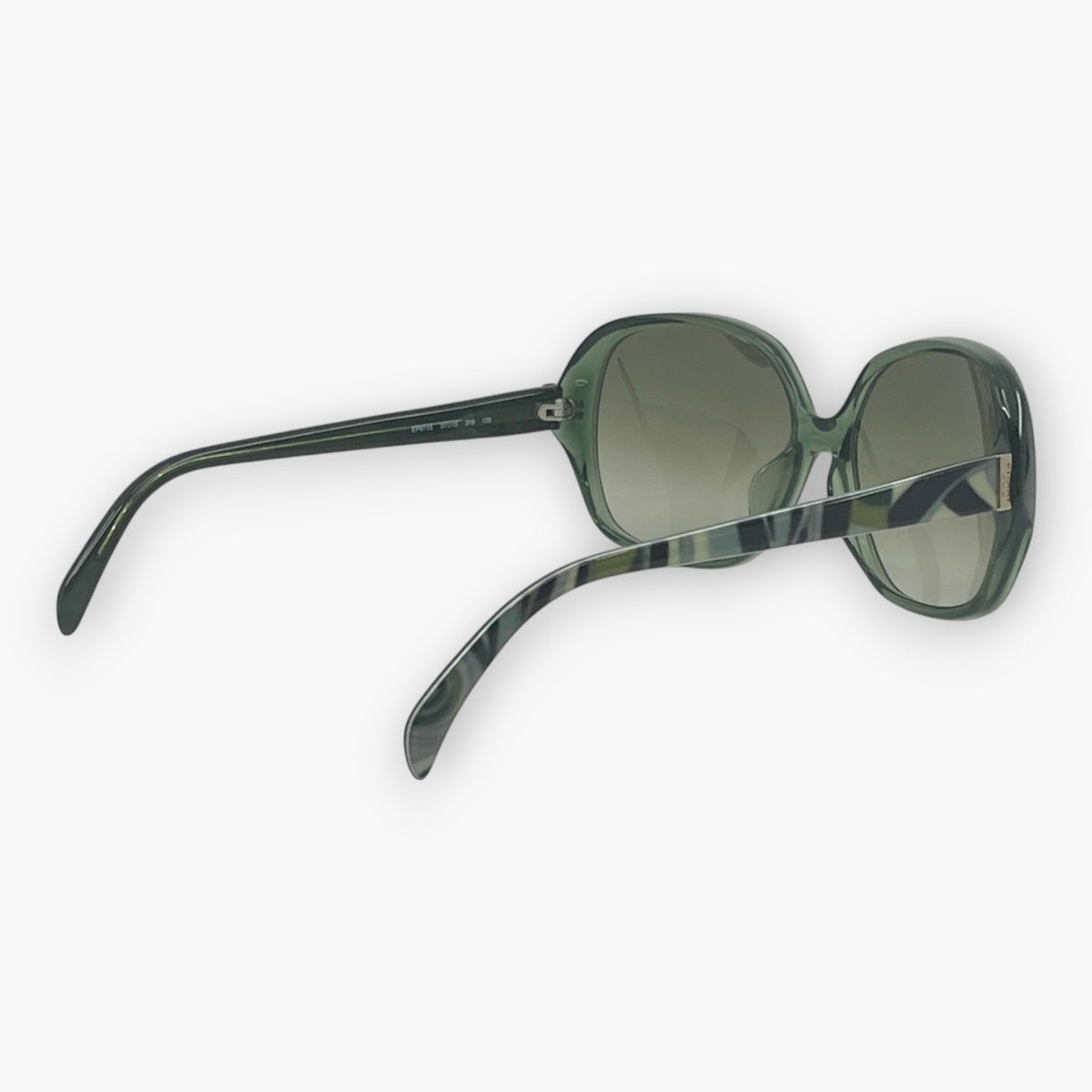 Emilio Pucci Light Gray Sunglasses EP671S Gradient Lenses w/ Case & Box