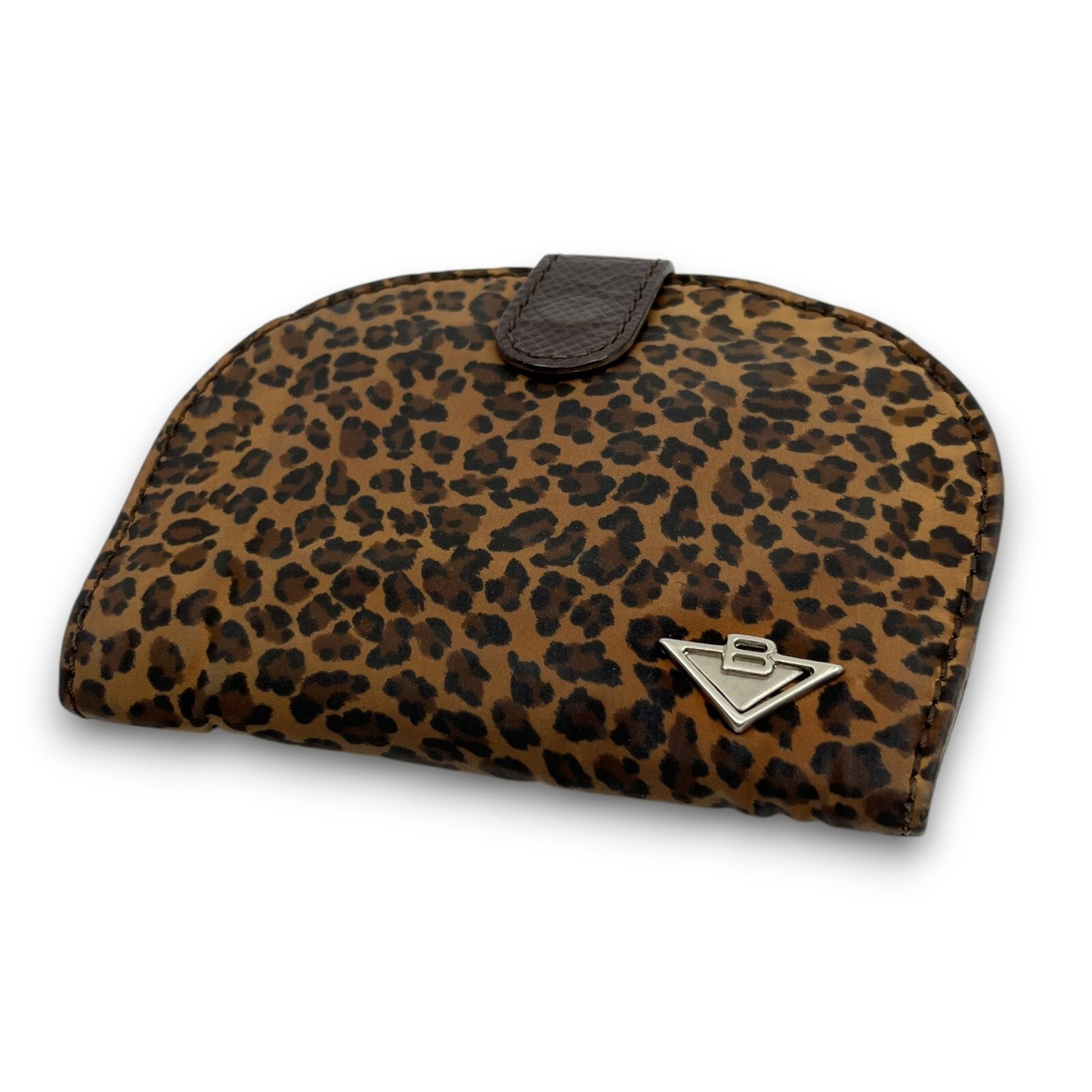 Bottega Veneta Leopard Print Wallet in Brown