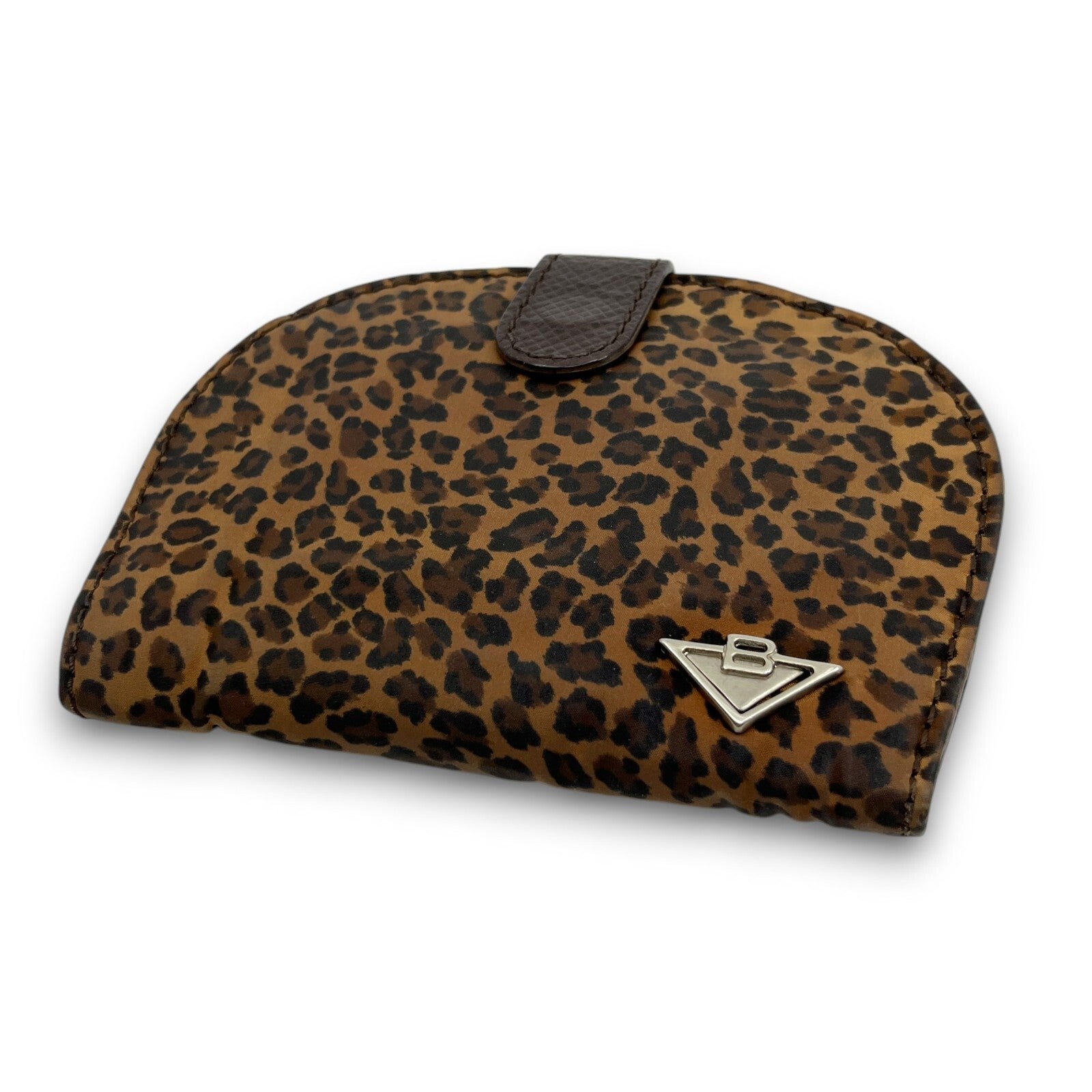 Bottega Veneta Leopard Print Wallet in Brown