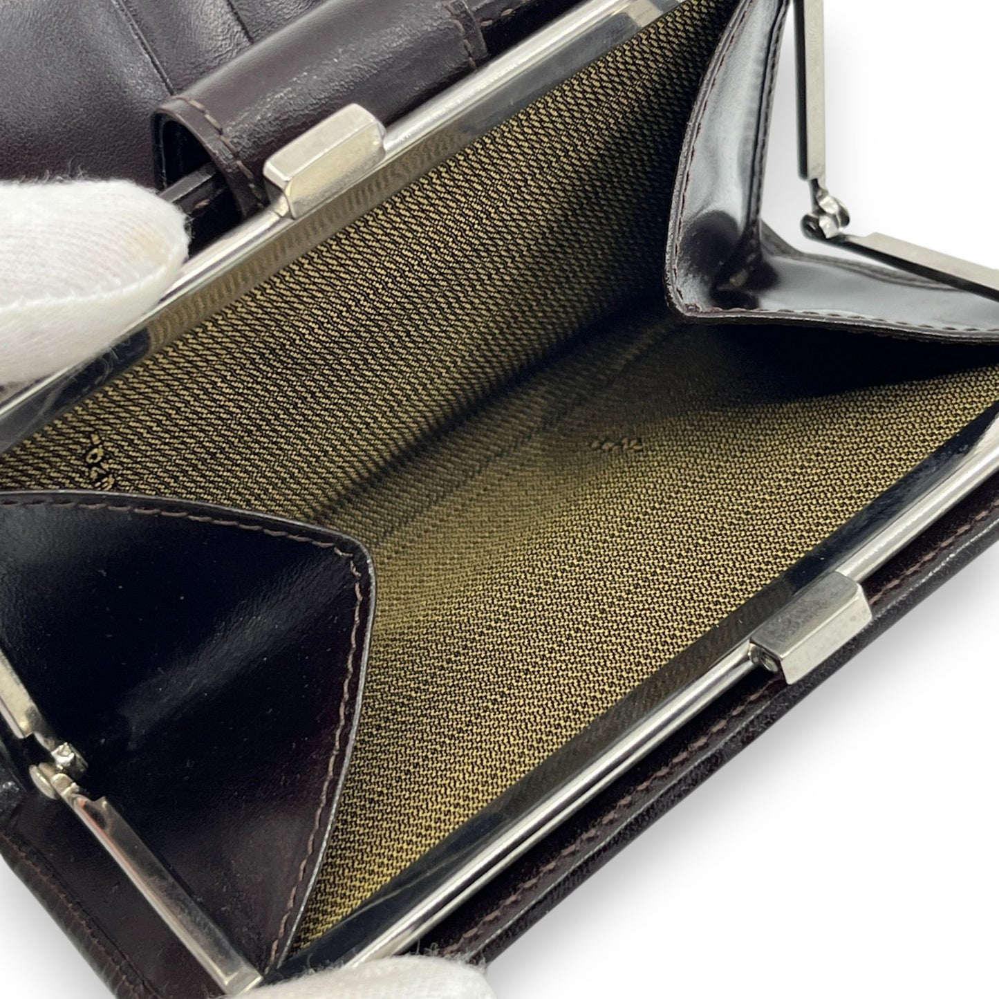 Fendi Zucca  Canvas Leather Bifold Wallet in Brown /w Box