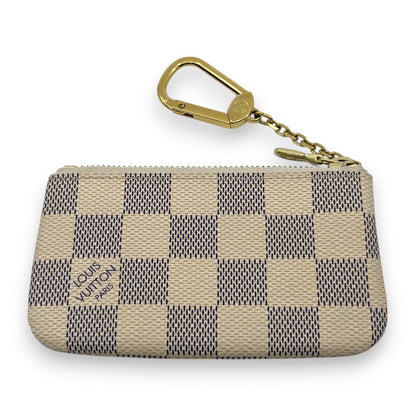 Louis Vuitton Damier Azur Pochette Cles Coin Purse and Keychain