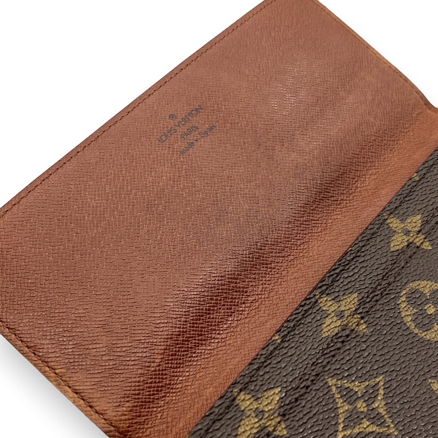 Louis Vuitton Portefeuille 3 Cult Credit M61818 Monogram Long Leather Wallet