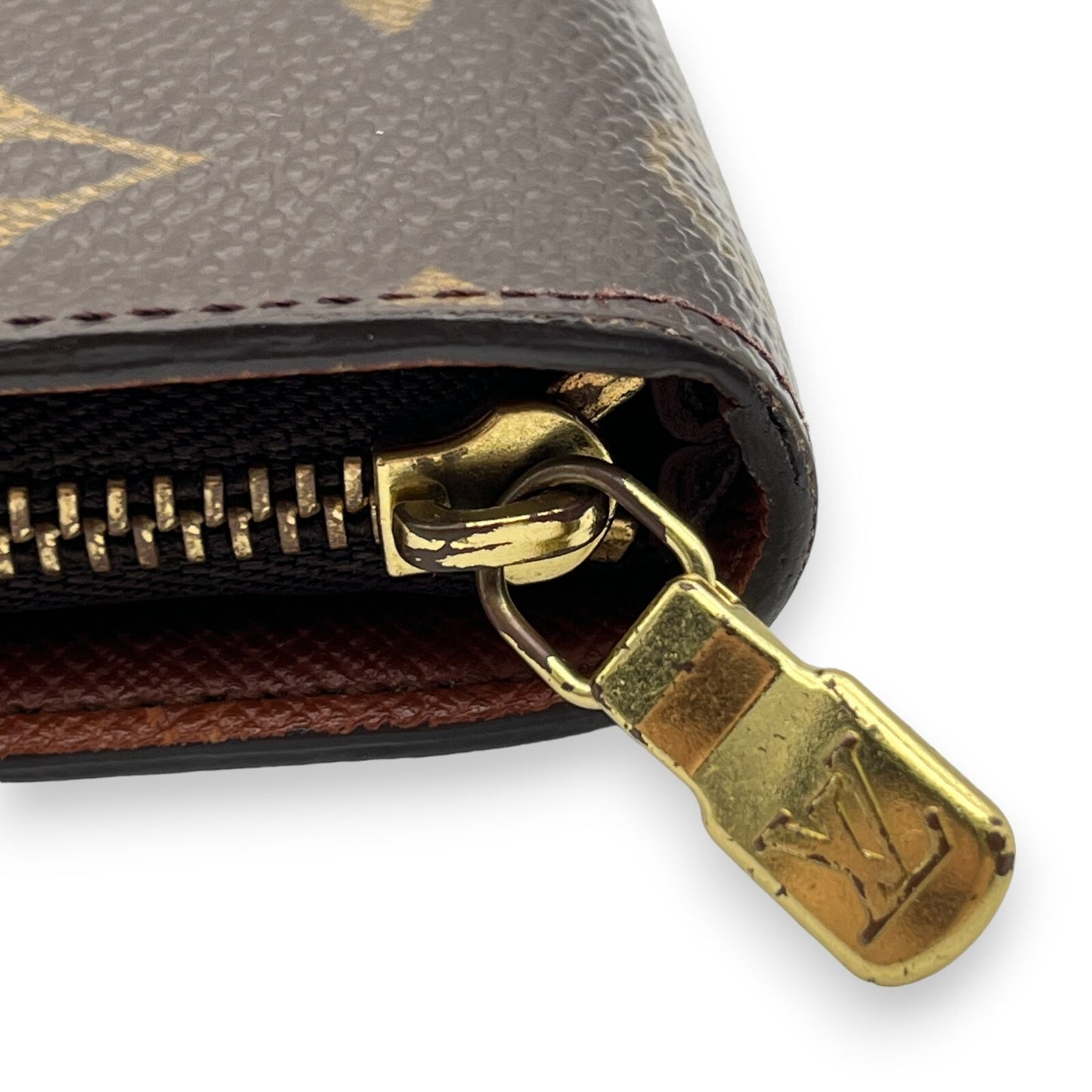 Louis Vuitton Monogram Porte Monnaie Zip Long Wallet